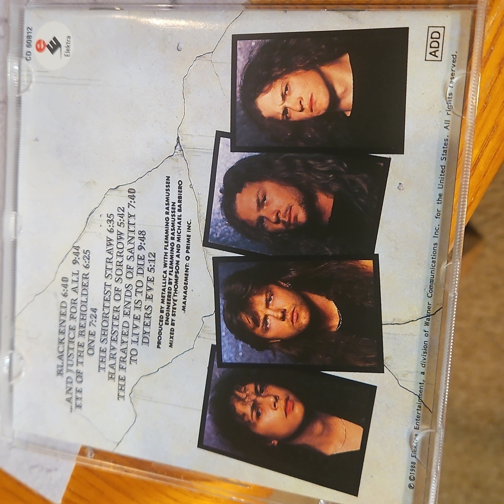 🌟3/$25🌟 Metallica ...And Justice for All CD - Picture 3 of 5